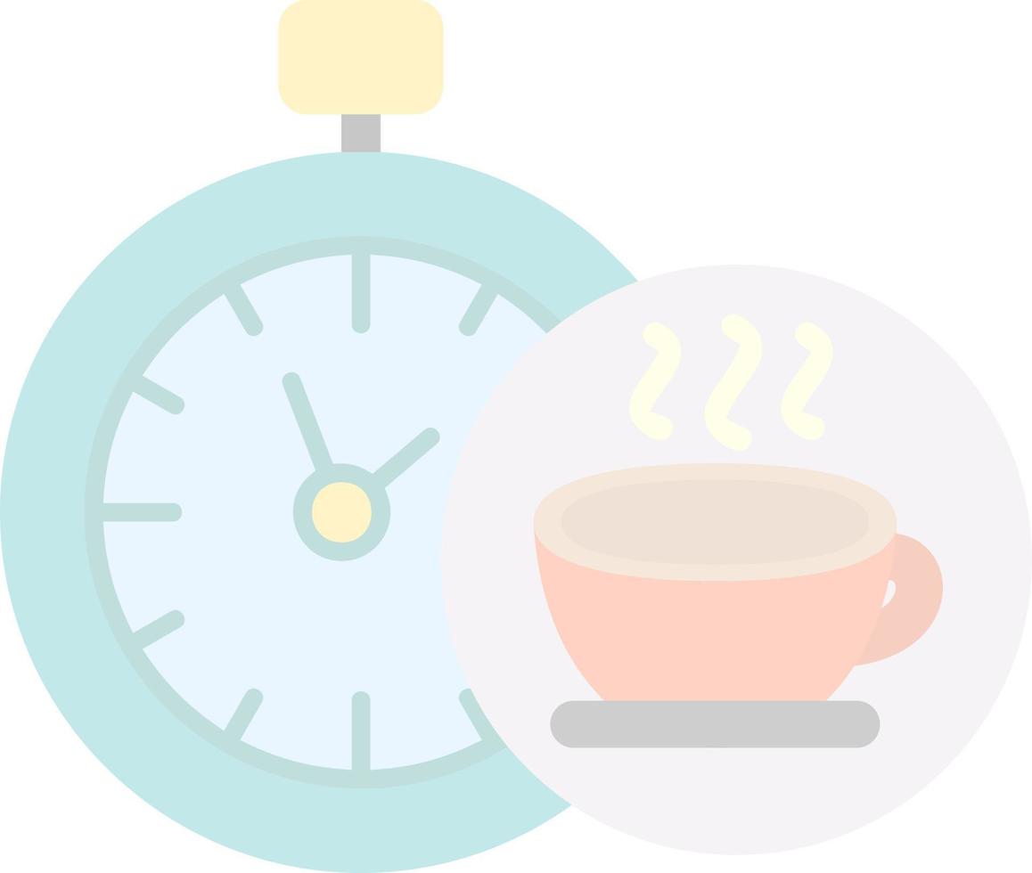 Tea Time Vector Icon Design