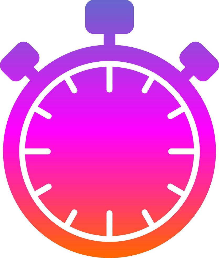 Stopwatch Vector Icon Design