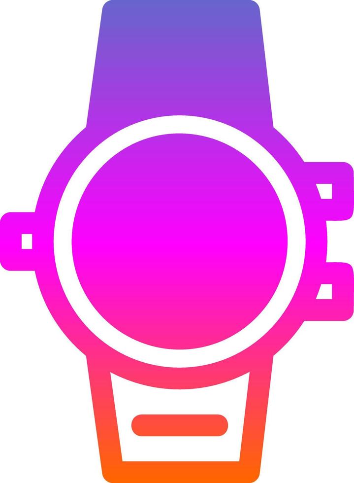 Wristwatch Vector Icon Design