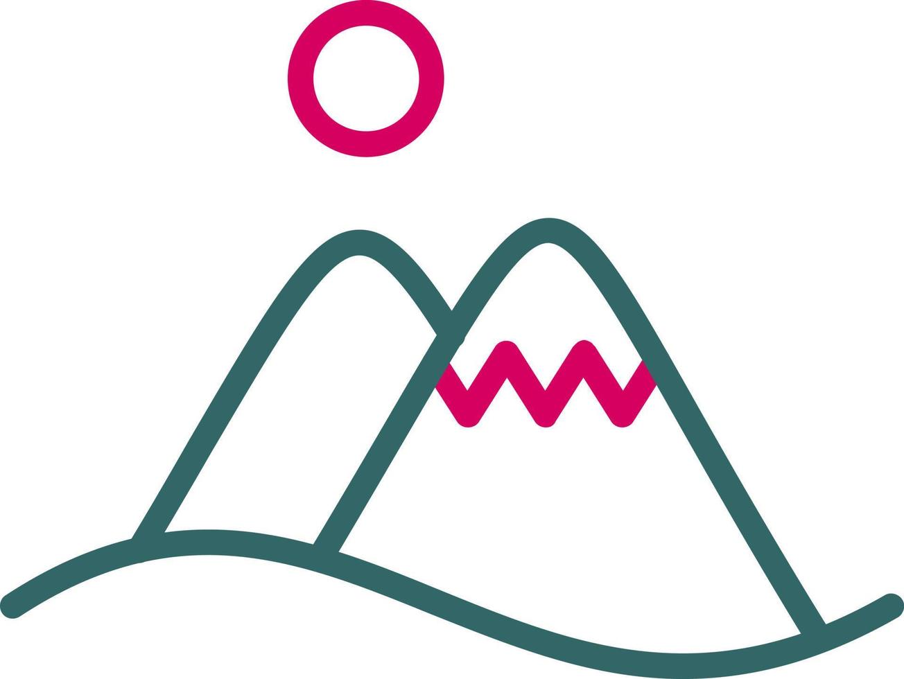 Mountain Vector Icon