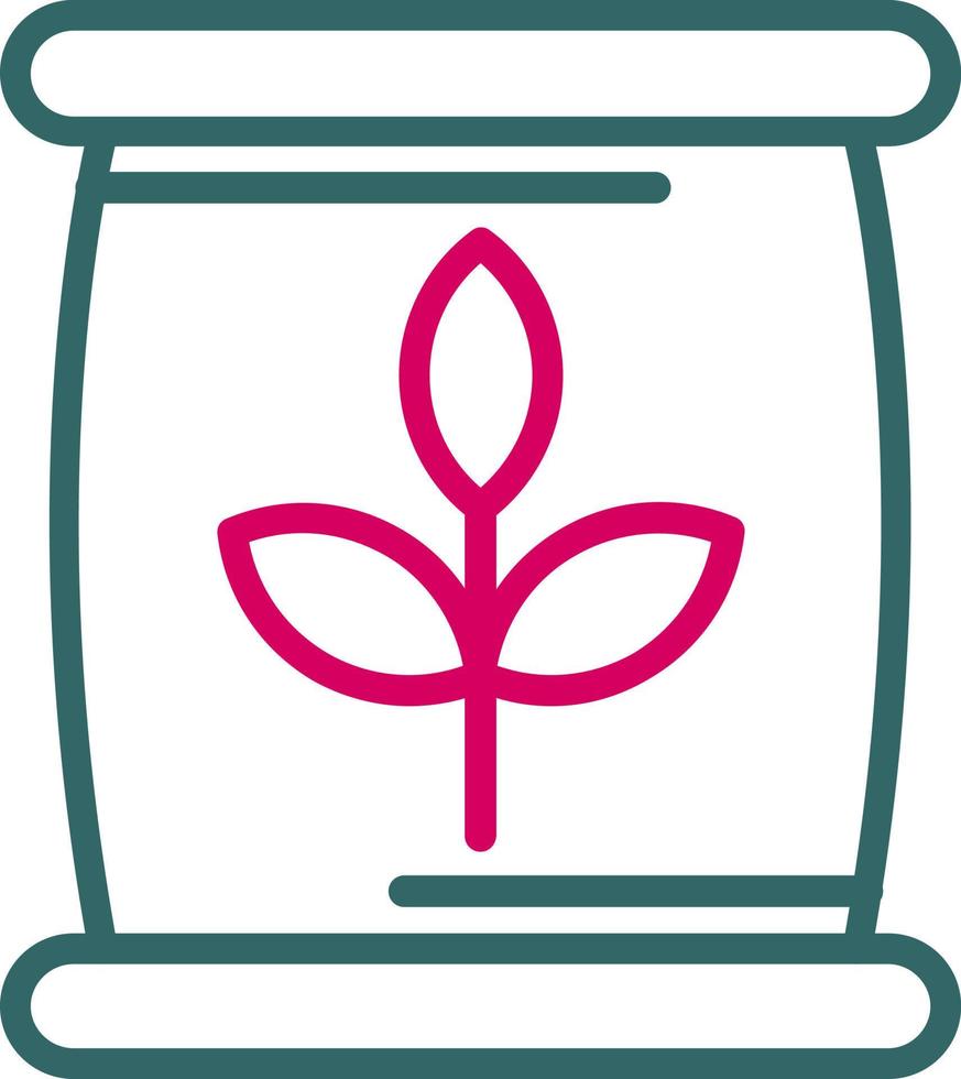 Seed Bag Vector Icon