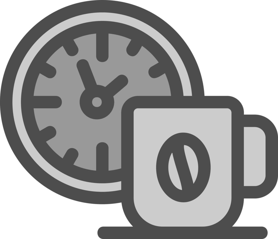 Coffee Time Vector Icon Design