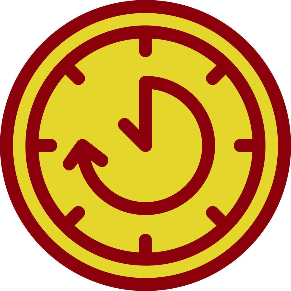 diseño de icono de vector de bucle de tiempo