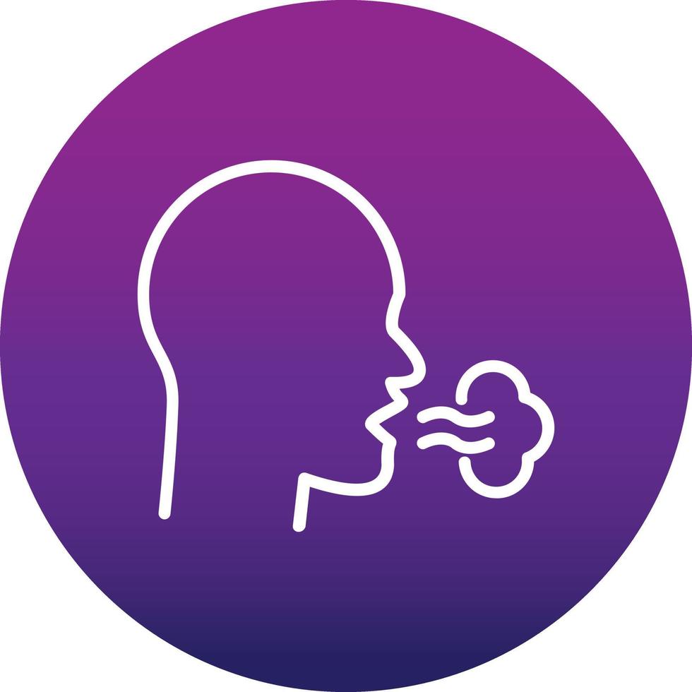 Inhale Vector Icon