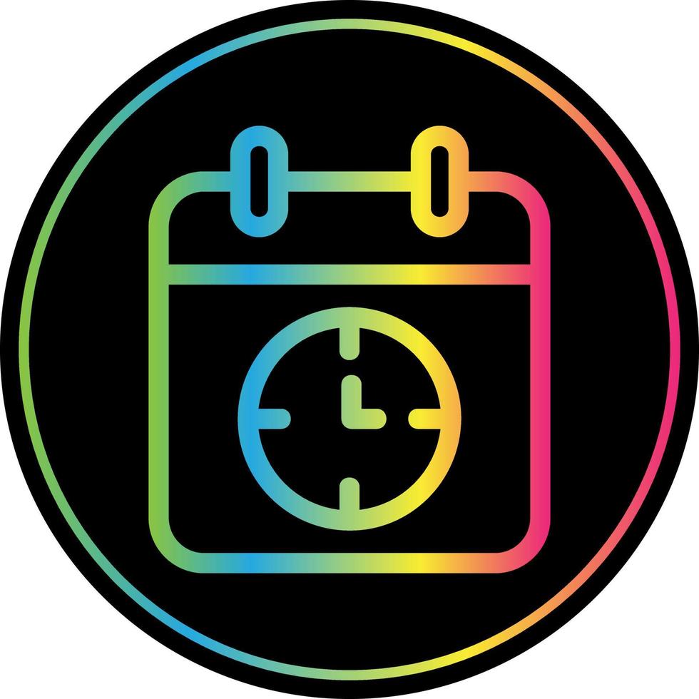 Deadline Vector Icon Design