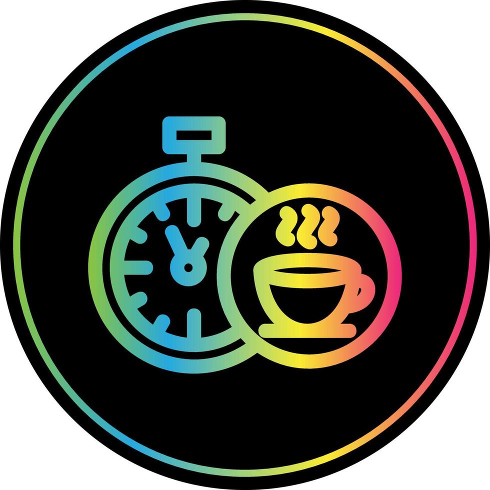 Tea Time Vector Icon Design