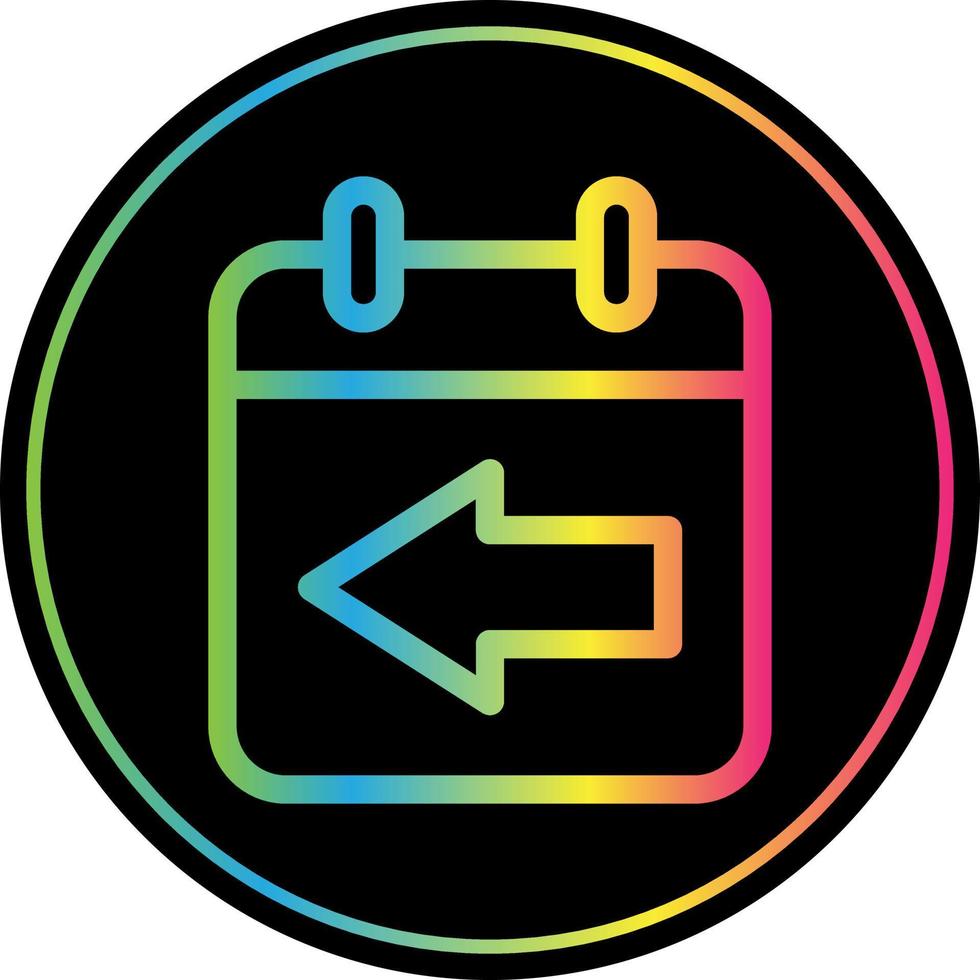 Yesterday Vector Icon Design
