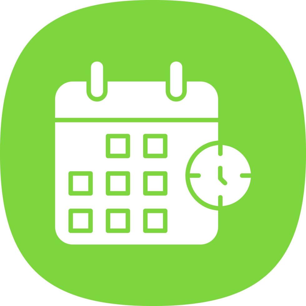 Time Plan Vector Icon Design