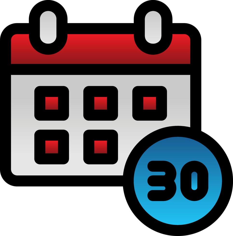 Schedule Day Vector Icon Design