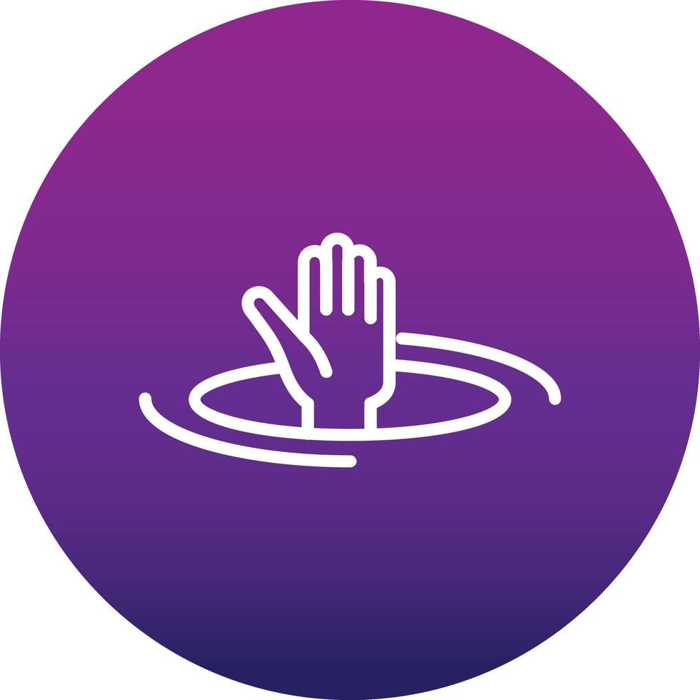 Drowning Vector Icon