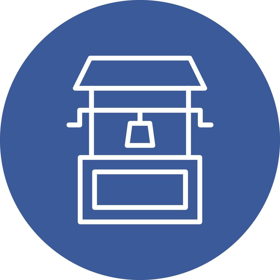 Water Well Vector Icon