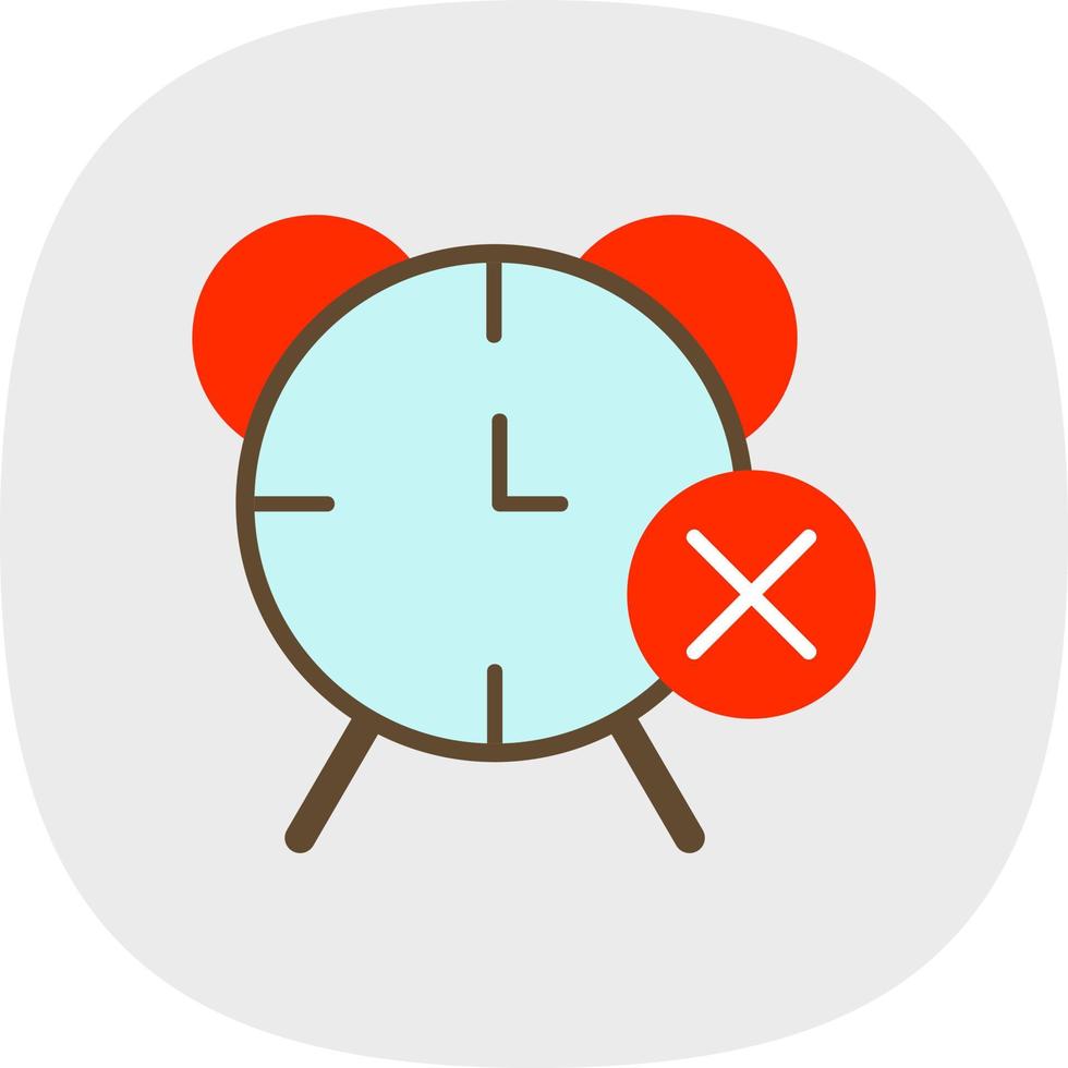 Remove Alarm Vector Icon Design
