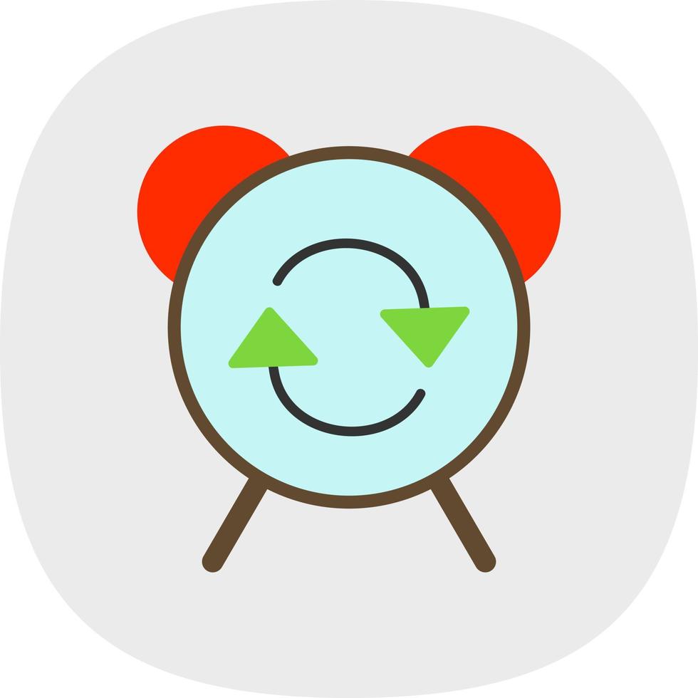 Alarm Repeat Vector Icon Design