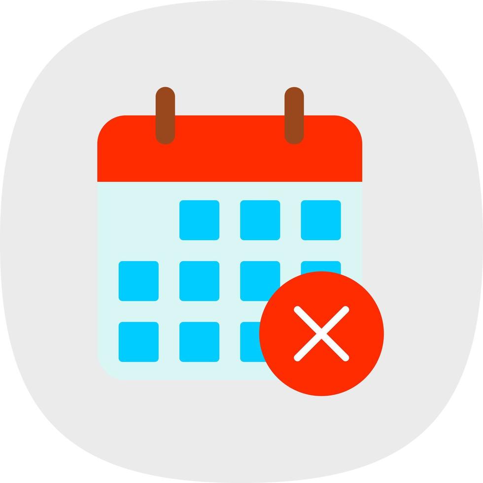 Remove Event Vector Icon Design