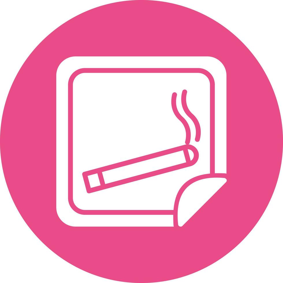 Nicotine Patch Vector Icon