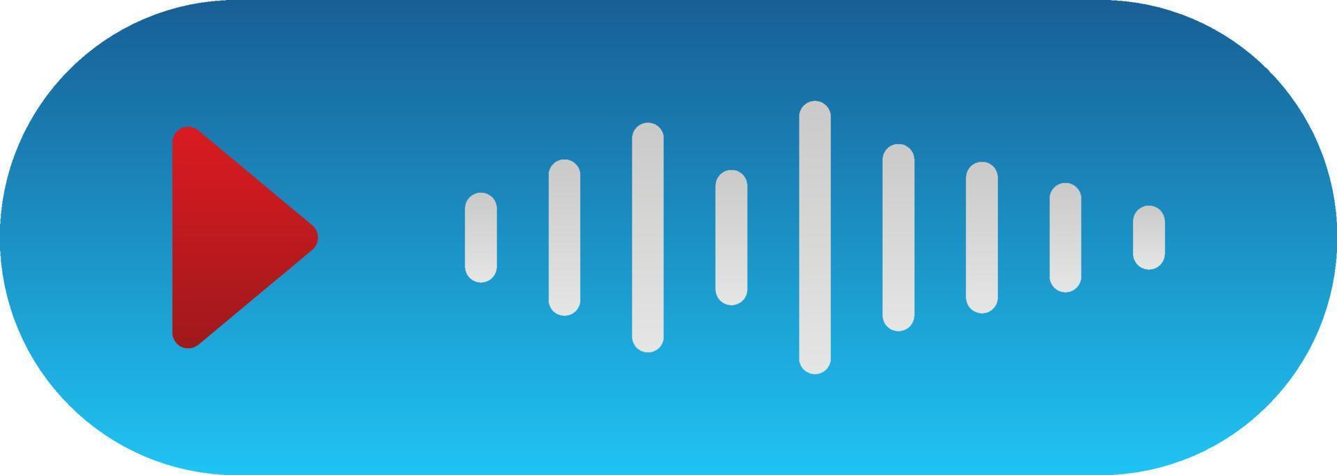 Voice Message Vector Icon Design