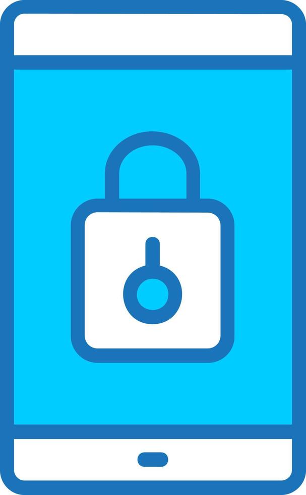 Smartphone Lock Vector Icon