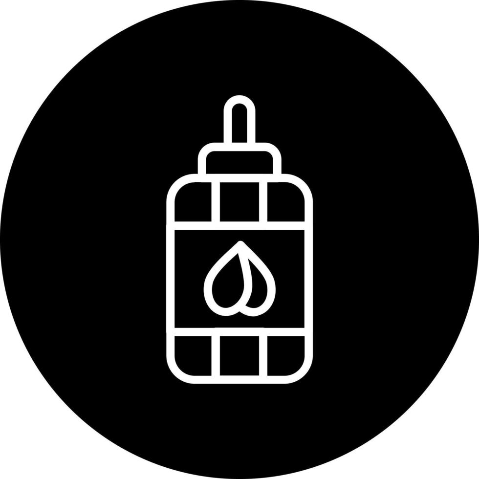 icono de vector de líquido vape