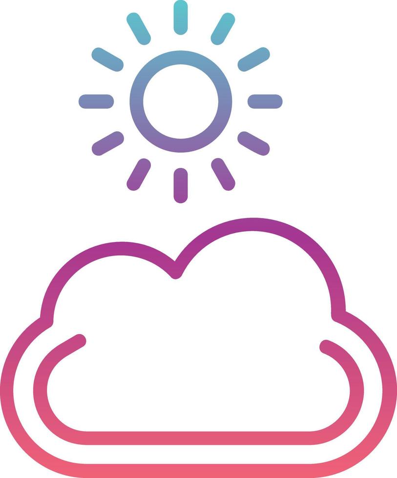 icono de vector de nube