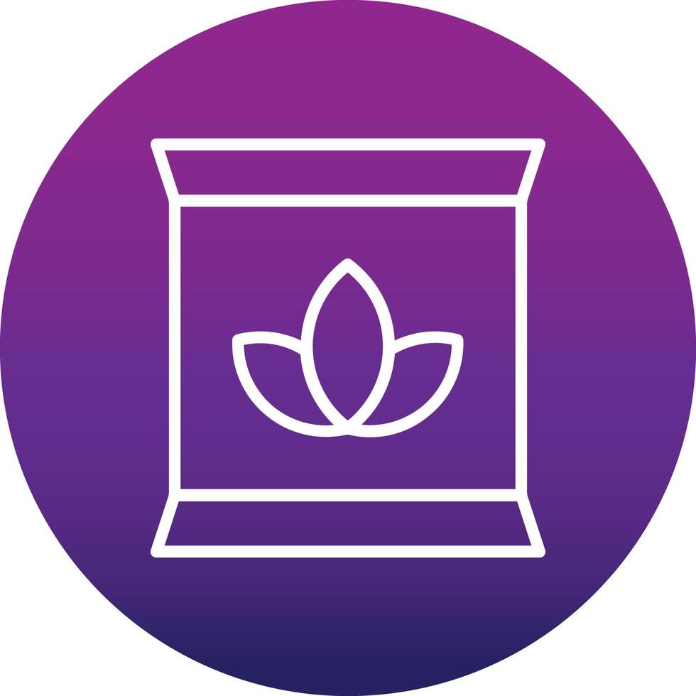 Seed Bag Vector Icon