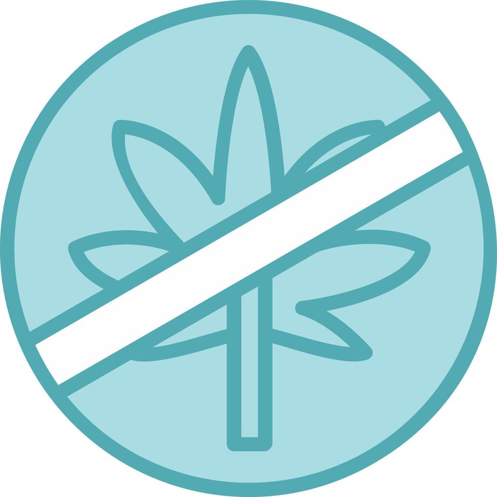 No Drugs Vector Icon