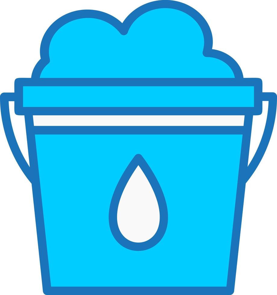 Water Bucket Vector Icon