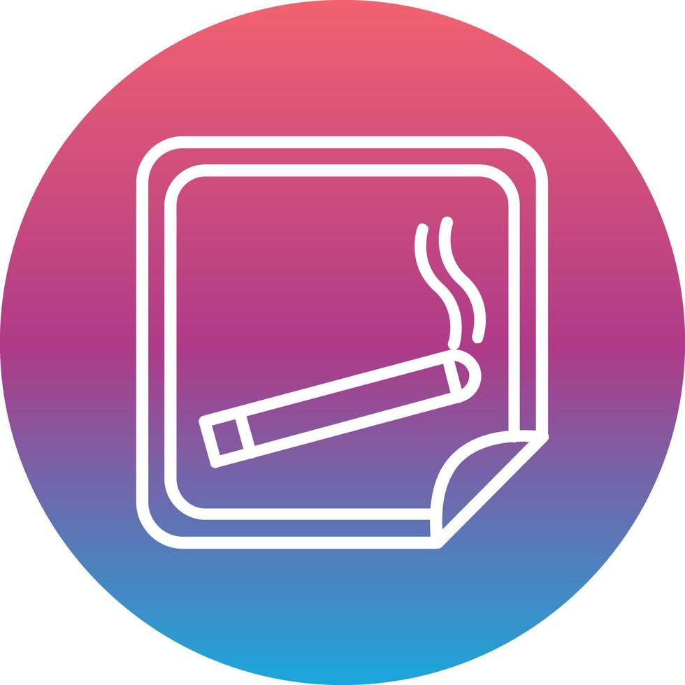 Nicotine Patch Vector Icon