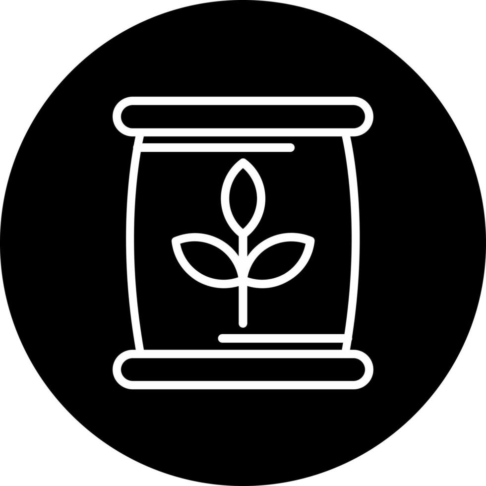 Seed Bag Vector Icon