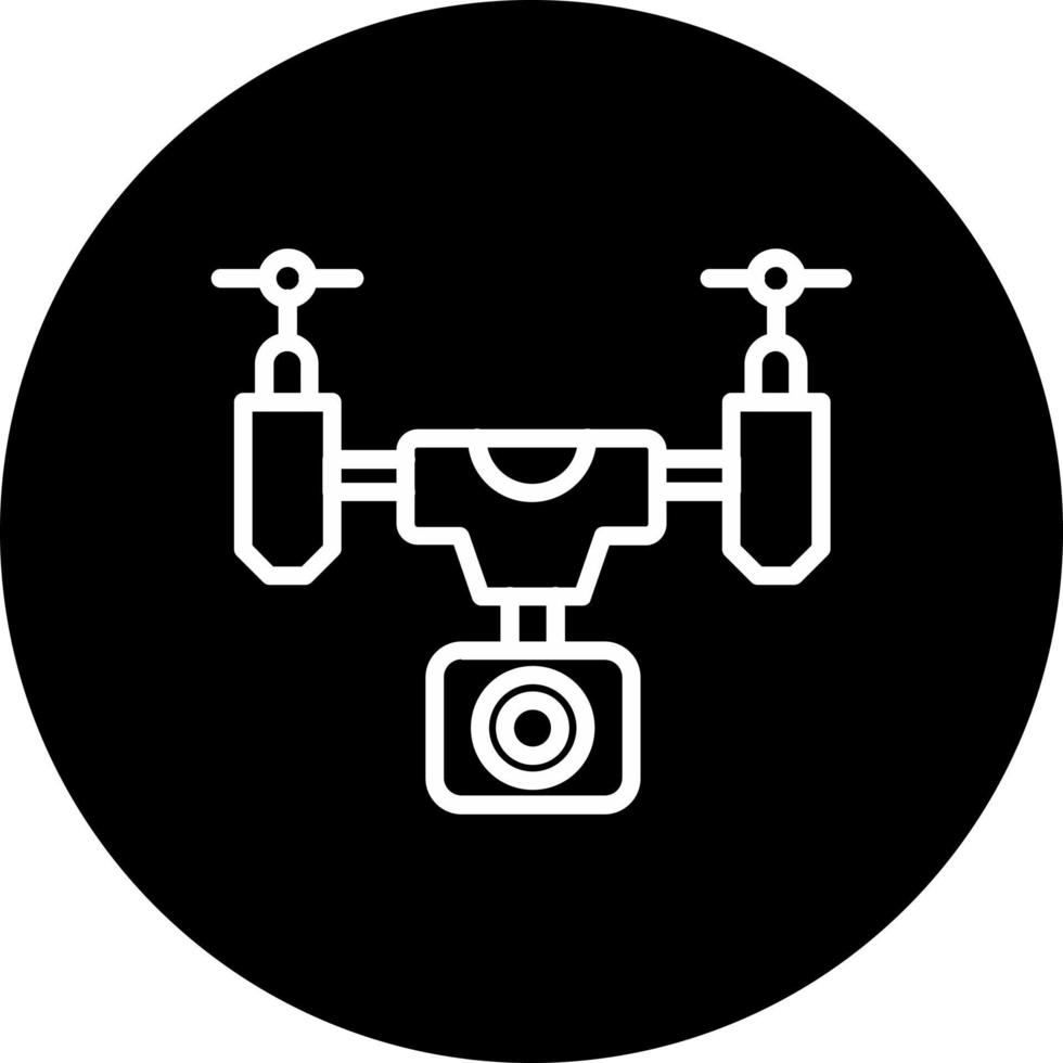 icono de vector de dron