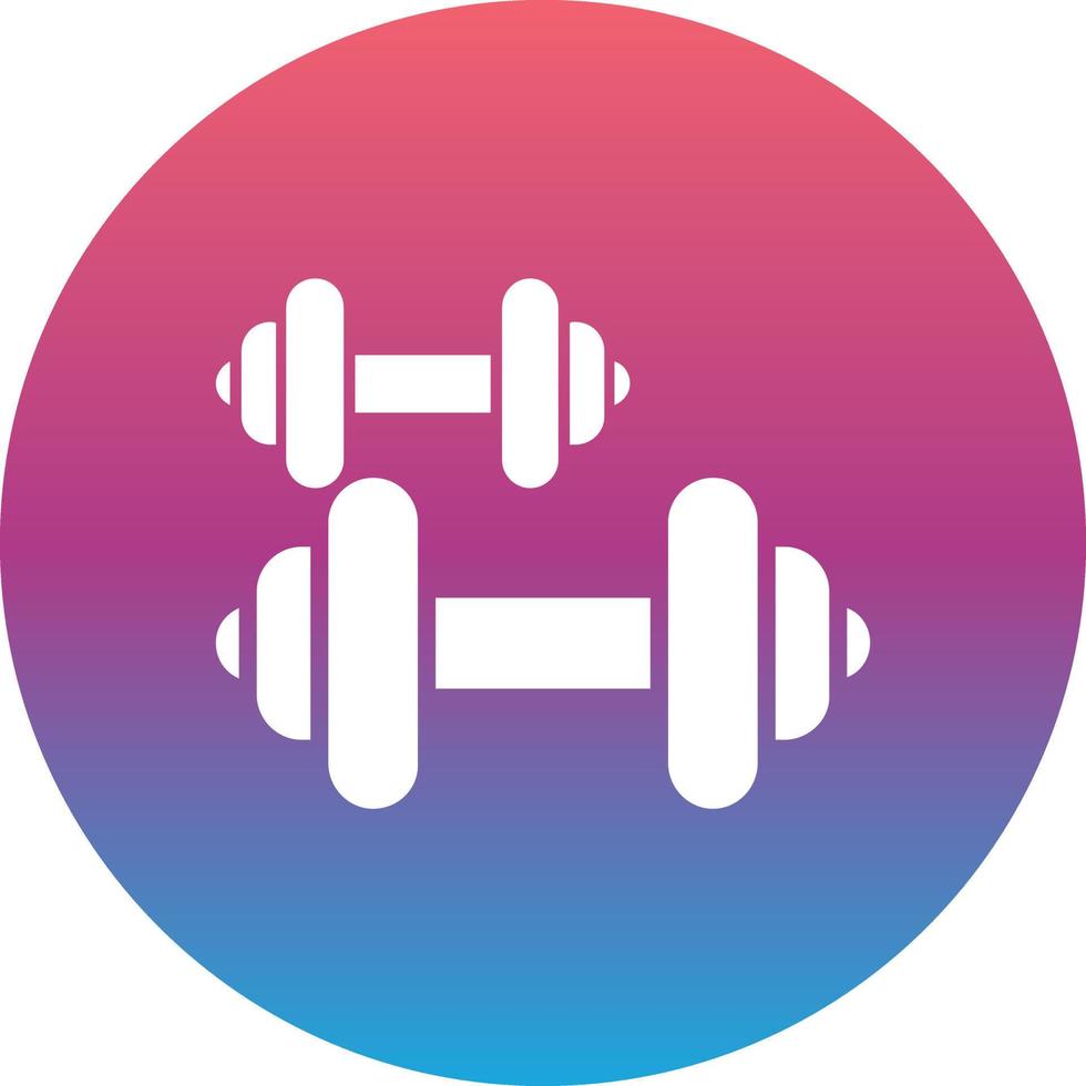 Dumbbells Vector Icon