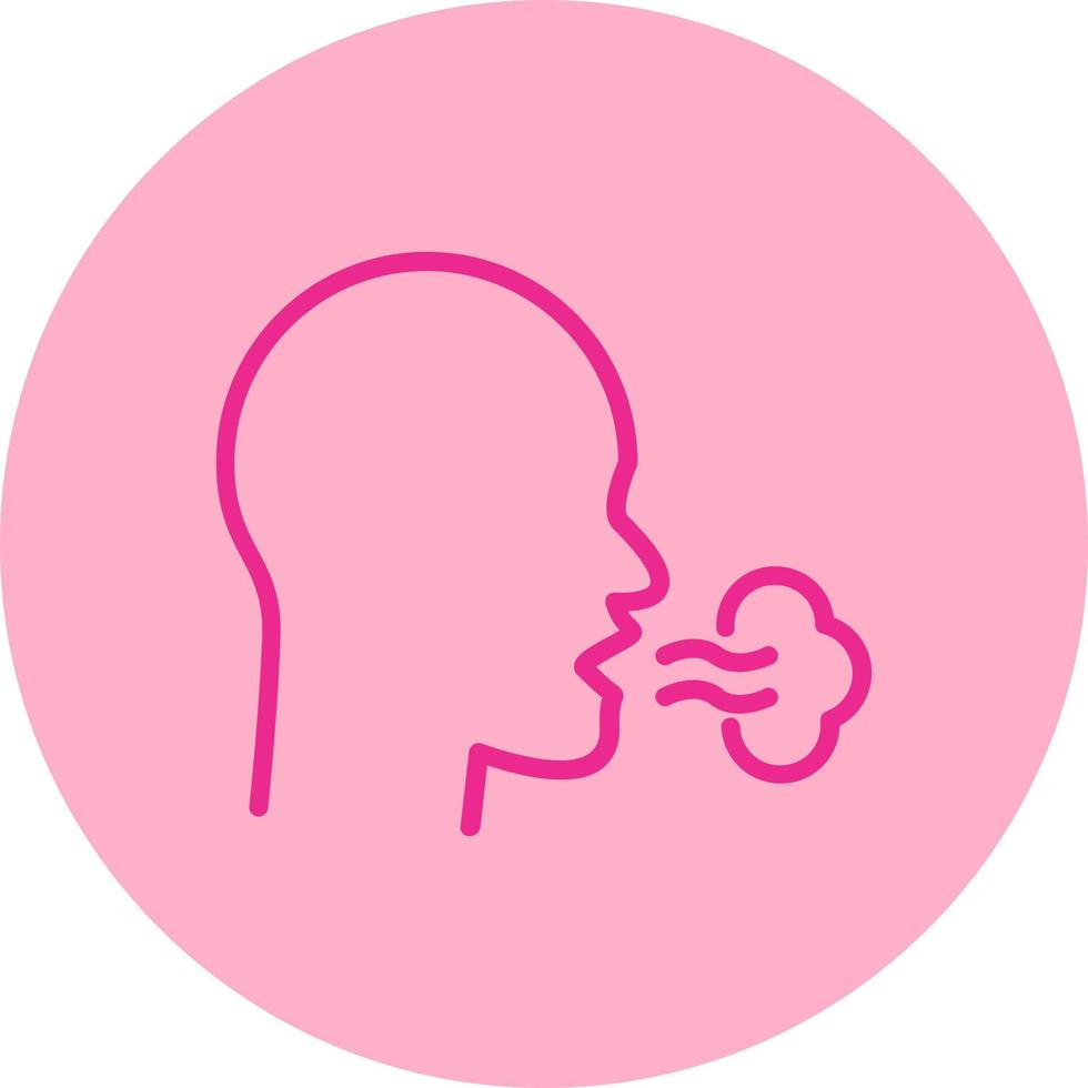 Inhale Vector Icon