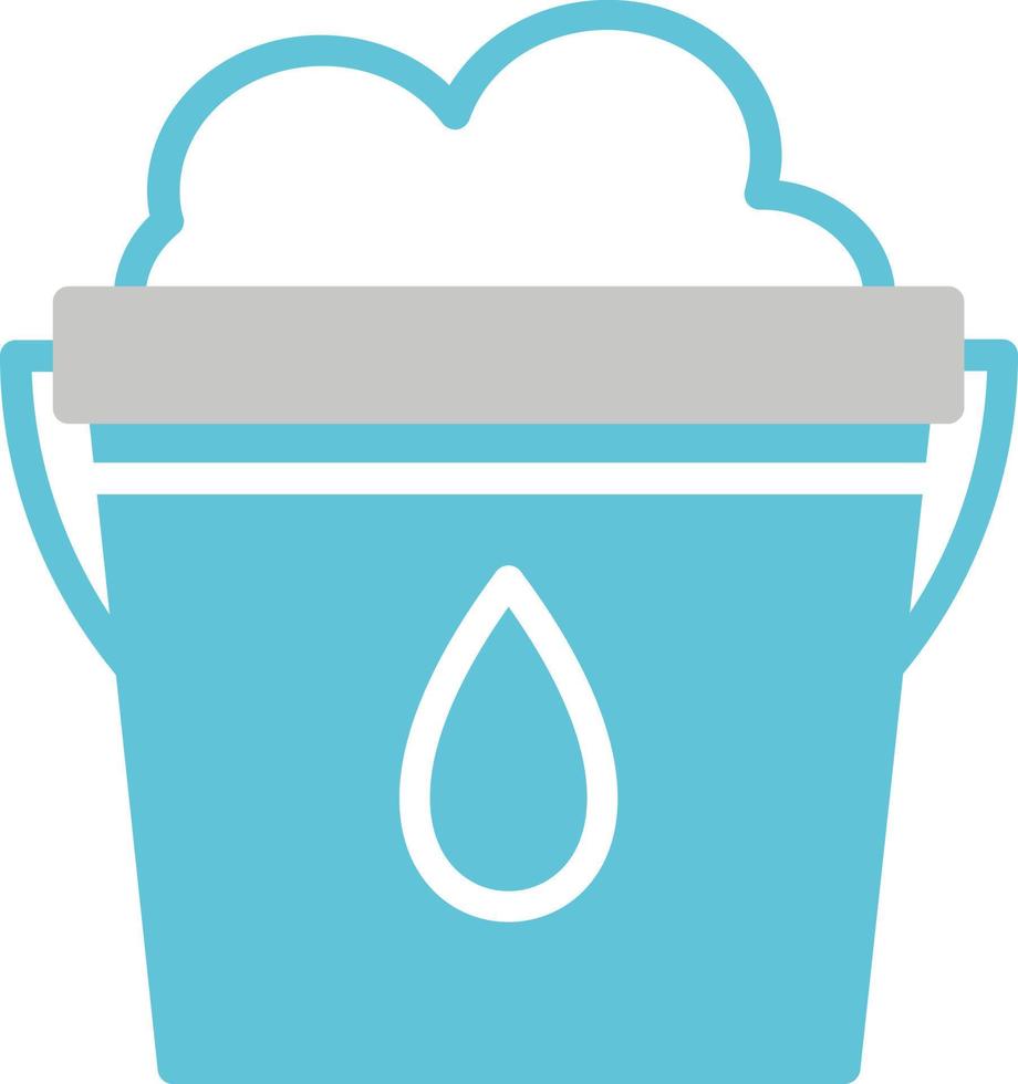 Water Bucket Vector Icon