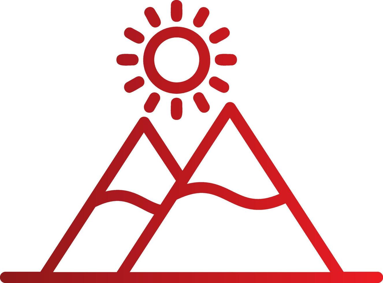 Mountain Vector Icon