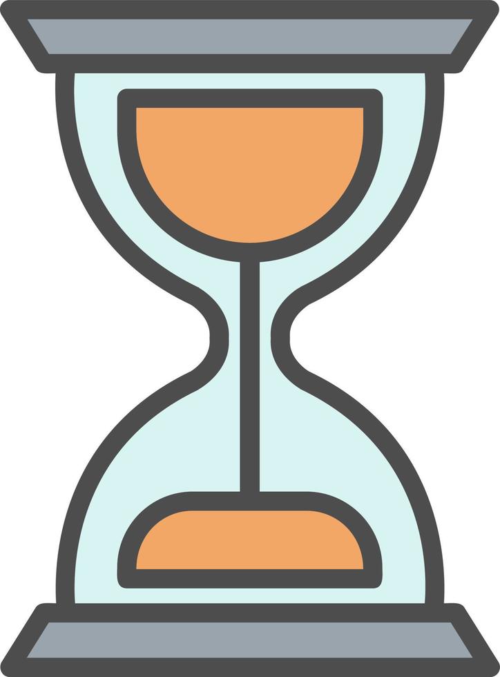 icono de vector de reloj de arena