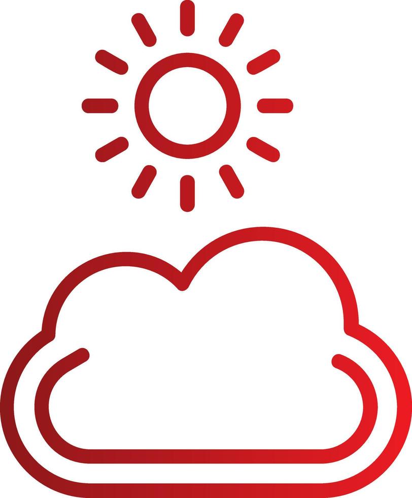 icono de vector de nube