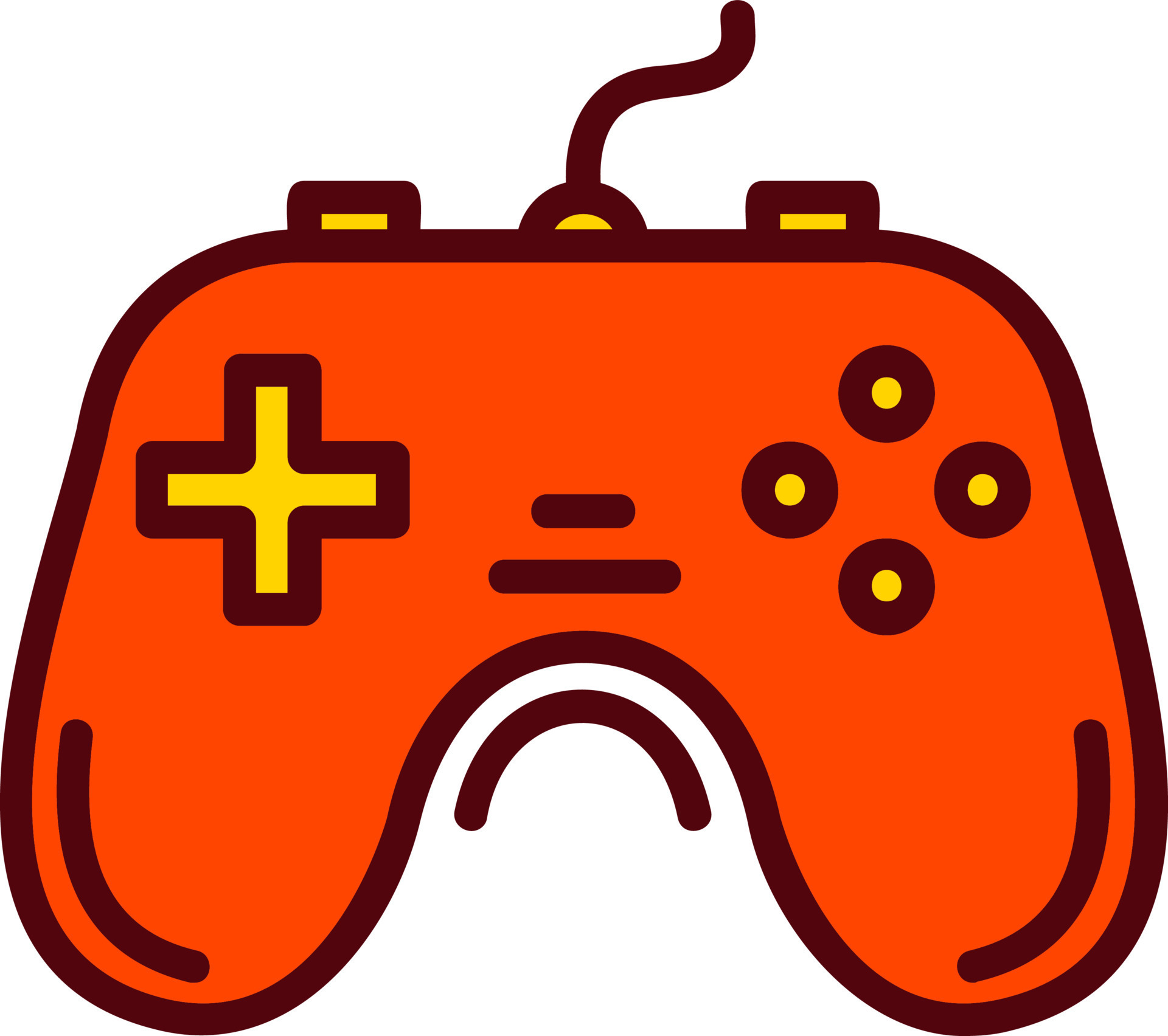 Gamepad Vector Icon 15791323 Vector Art at Vecteezy