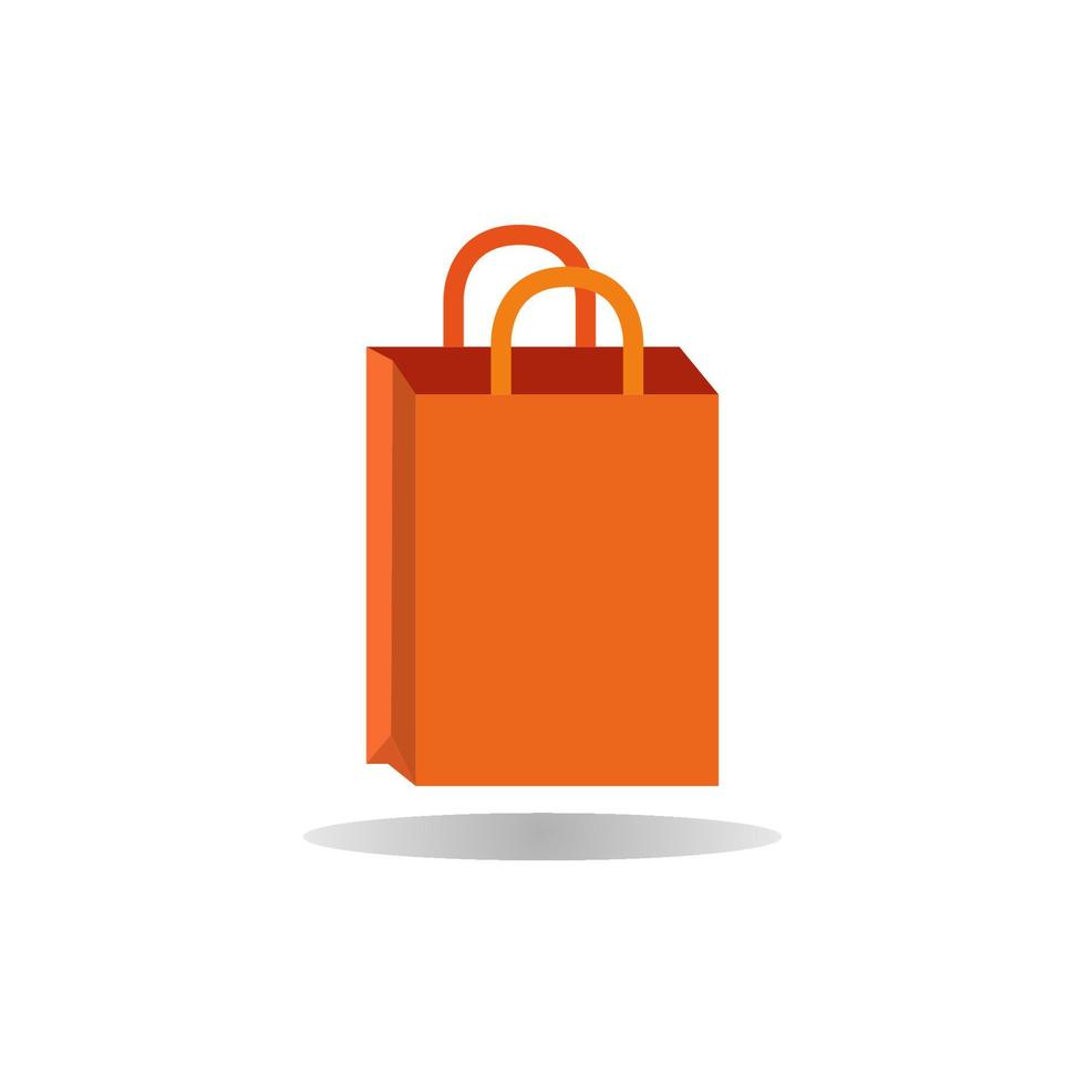 shopping bag icon vector