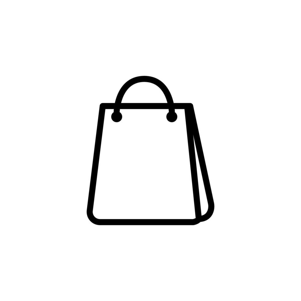 shopping bag icon 15791427 Vector Art at Vecteezy