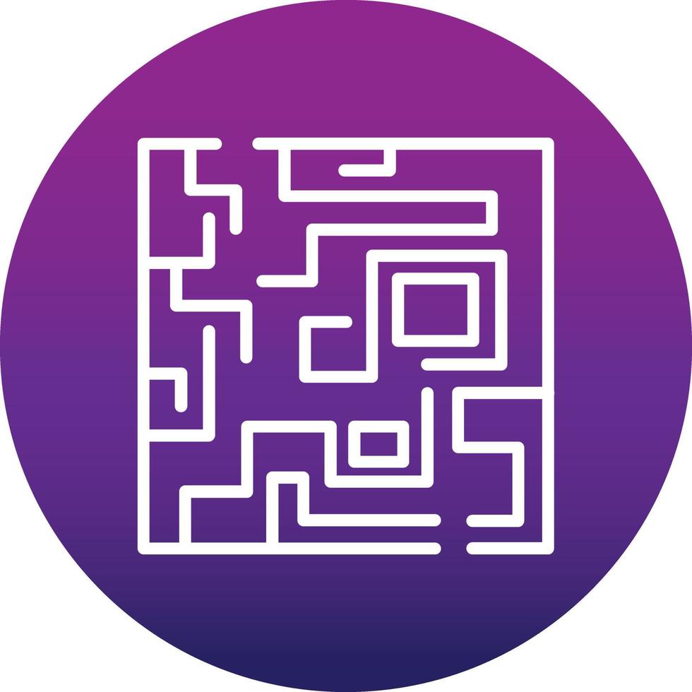 Labyrinth Vector Icon