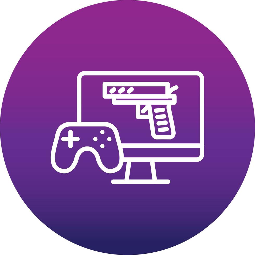 Shooting Game Vector Icon
