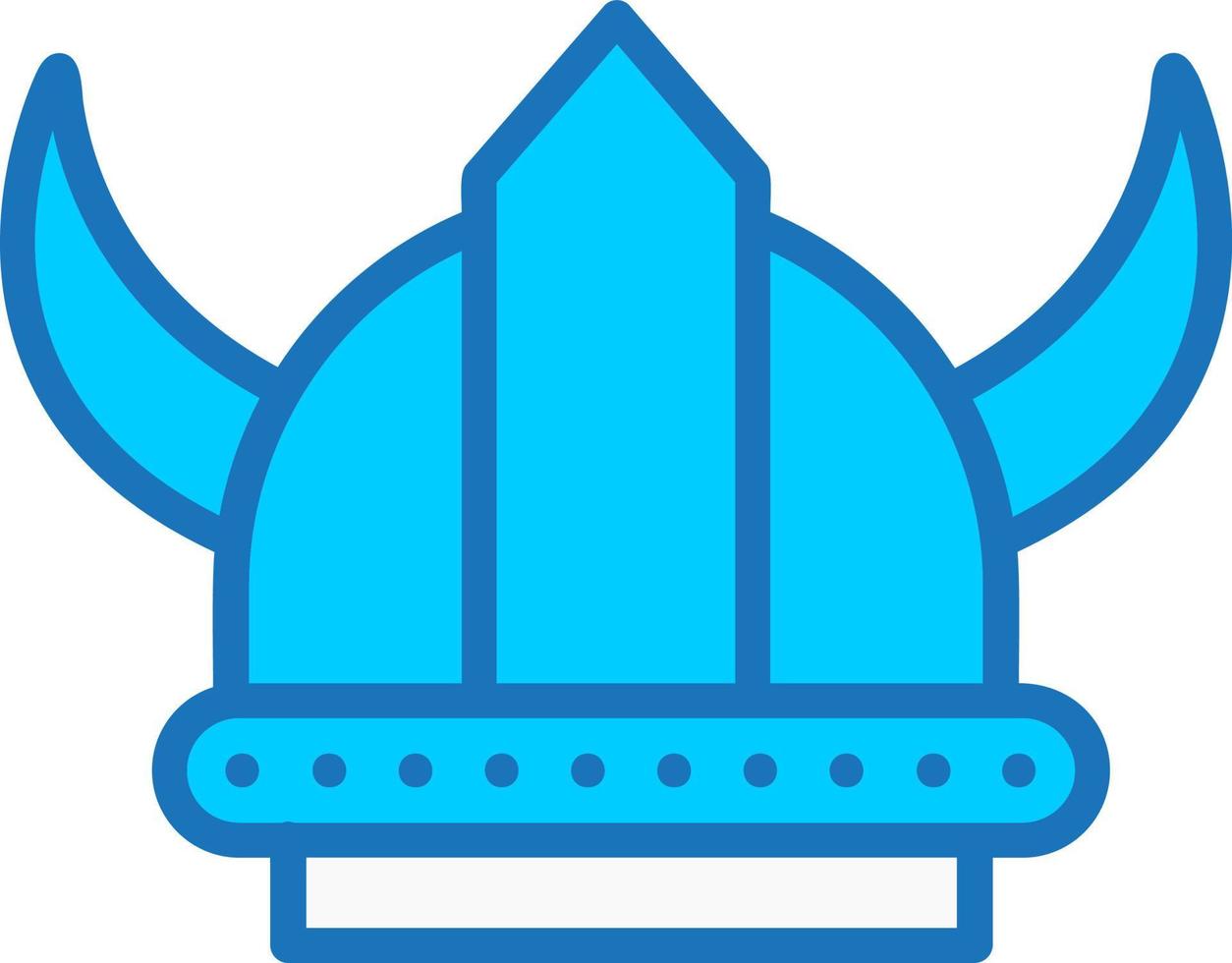 Viking Helmet Vector Icon