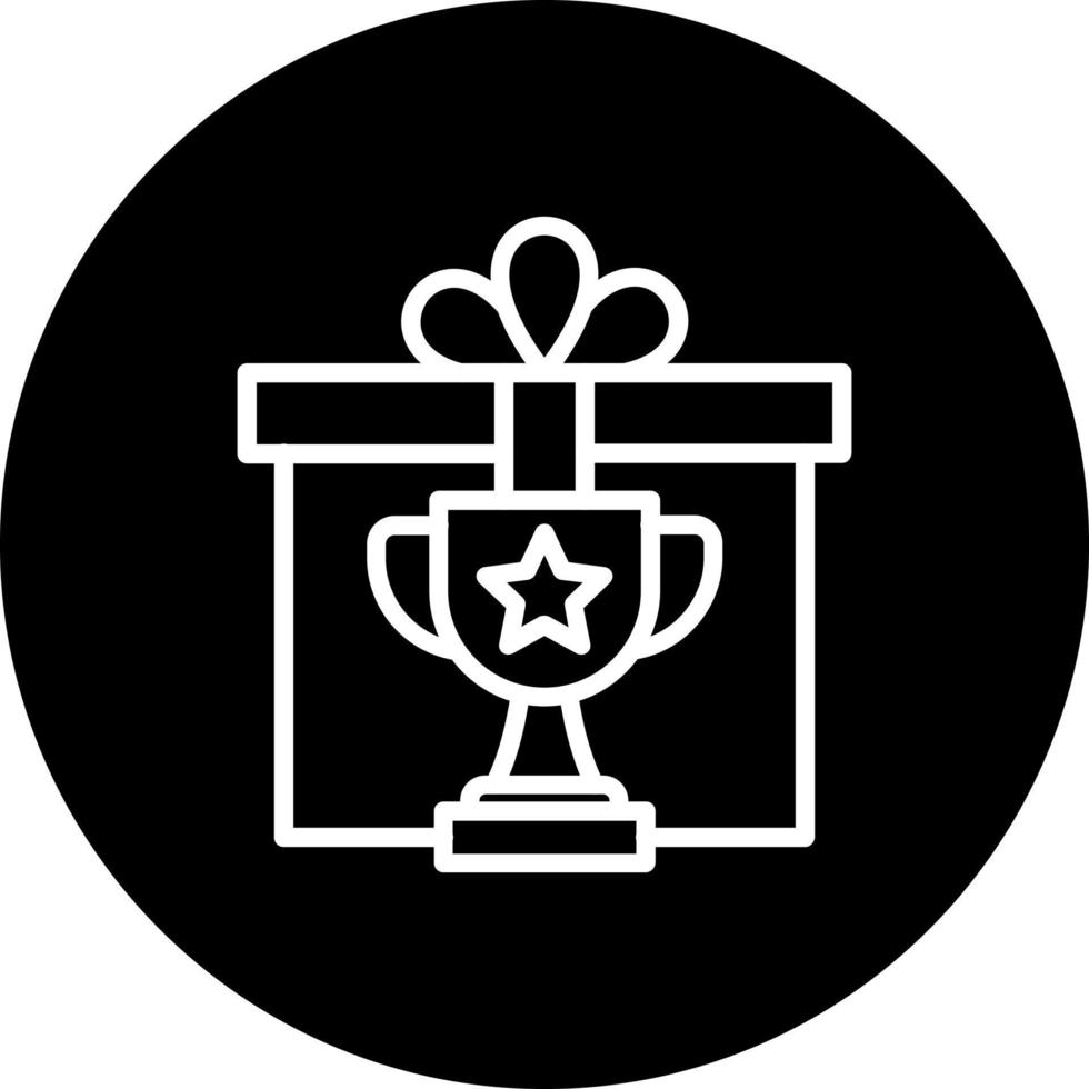 icono de vector de premio ganador