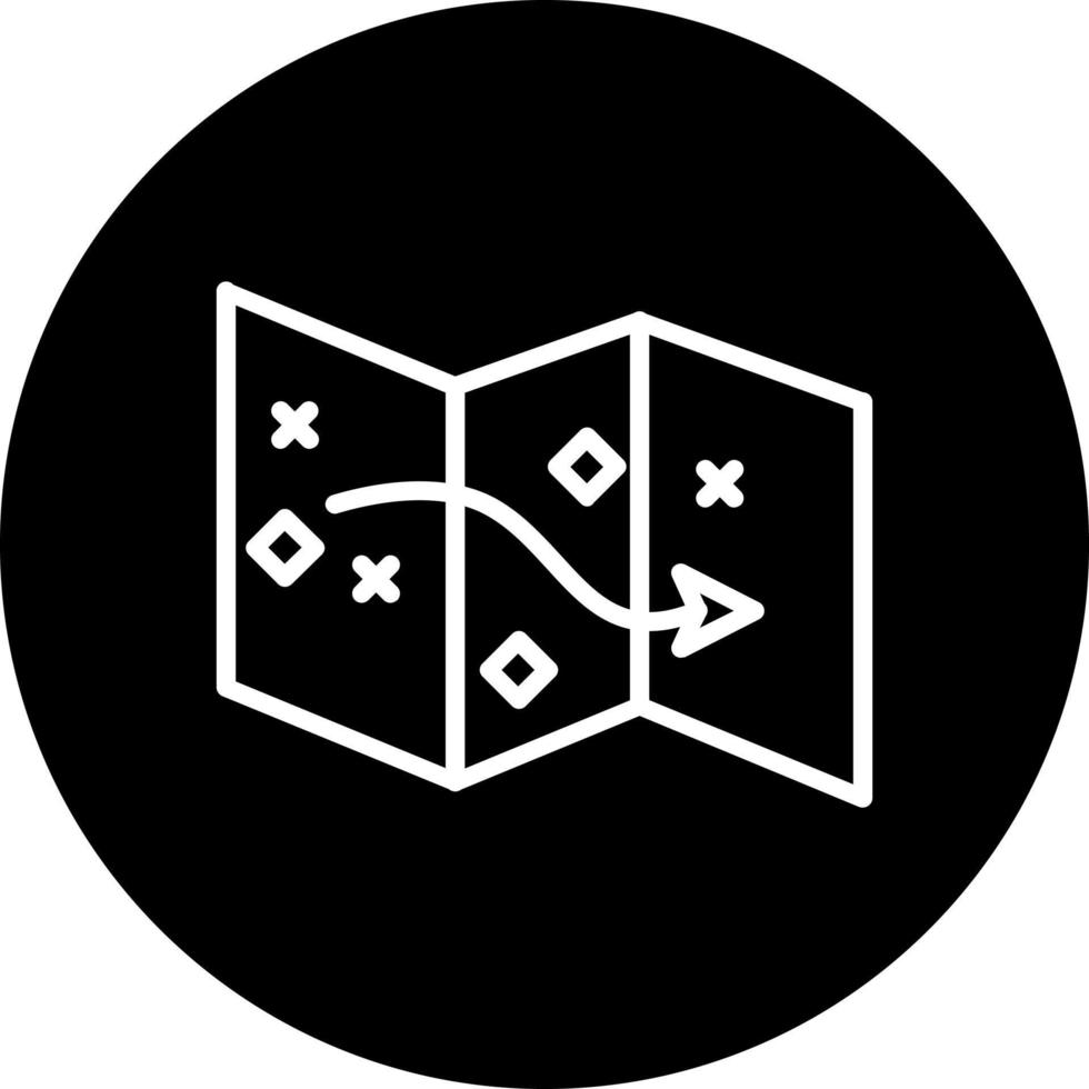 Treasure Map Vector Icon