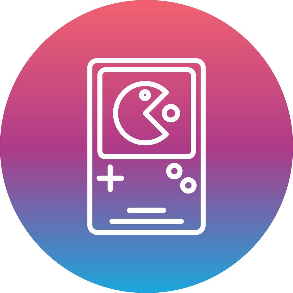 Portable Video Game Console Vector Icon