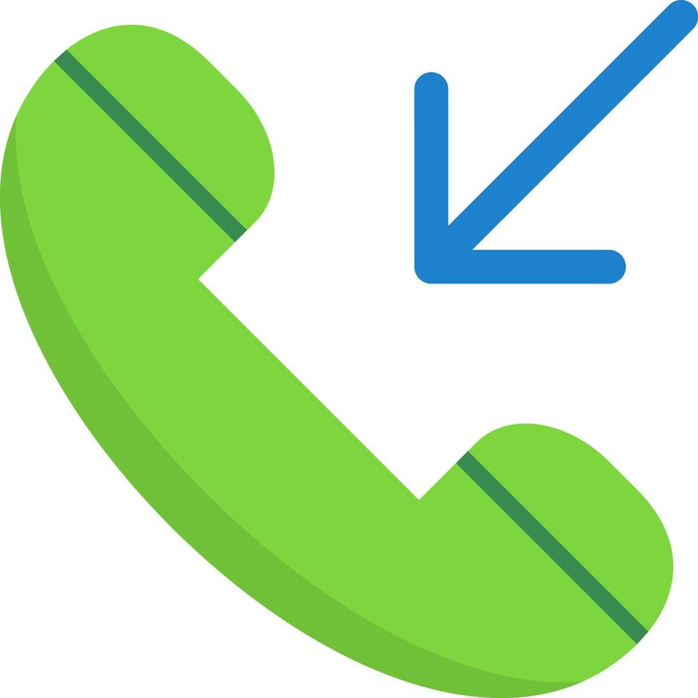 Incoming Call Vector Icon Design