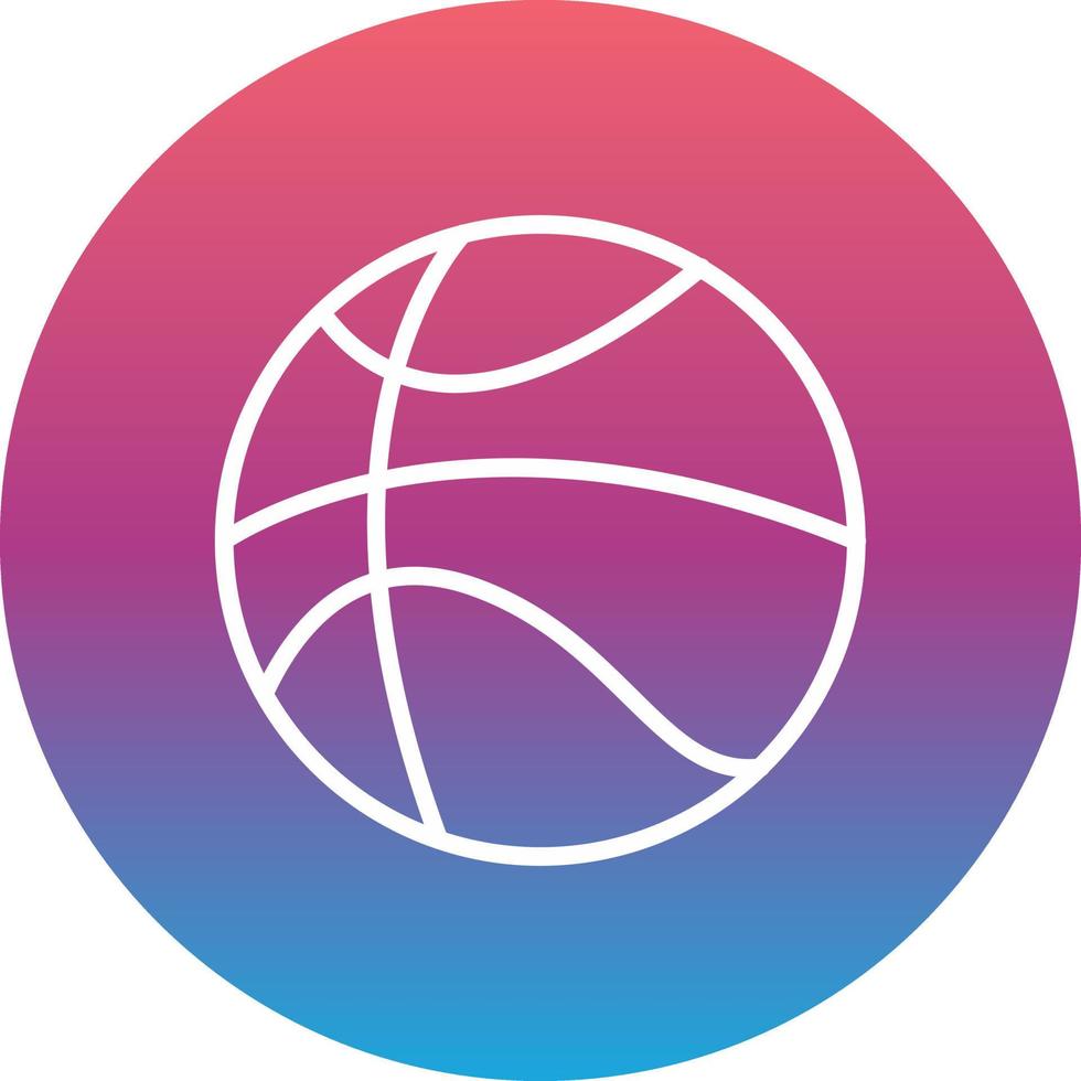 icono de vector de baloncesto