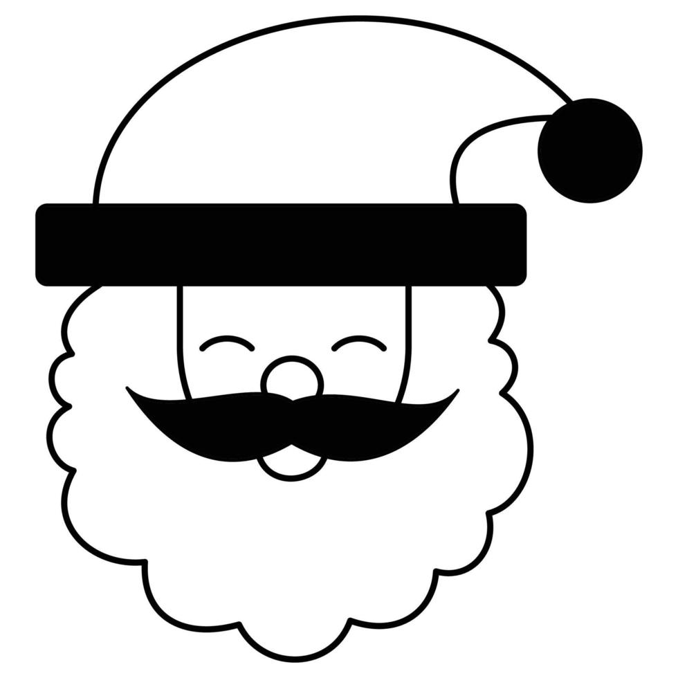 Santa Happy which can easily modify or edit vector