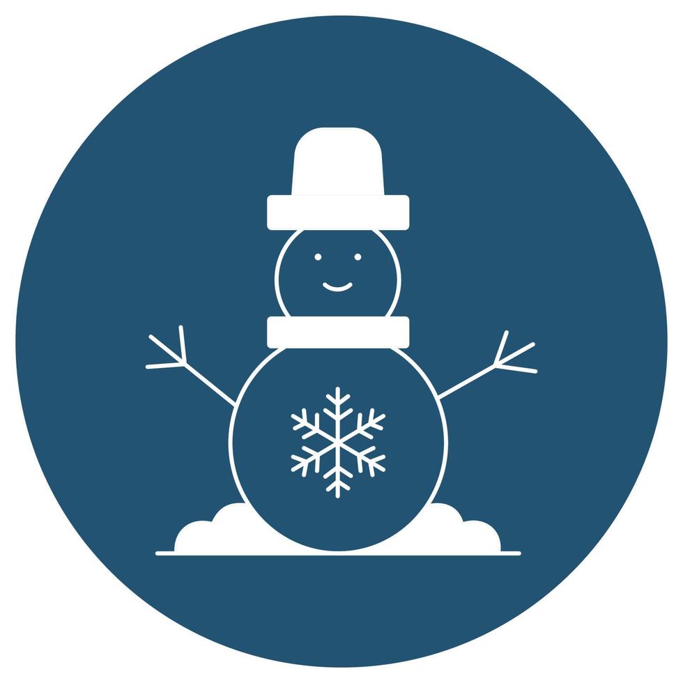 Snowman which can easily modify or edit vector