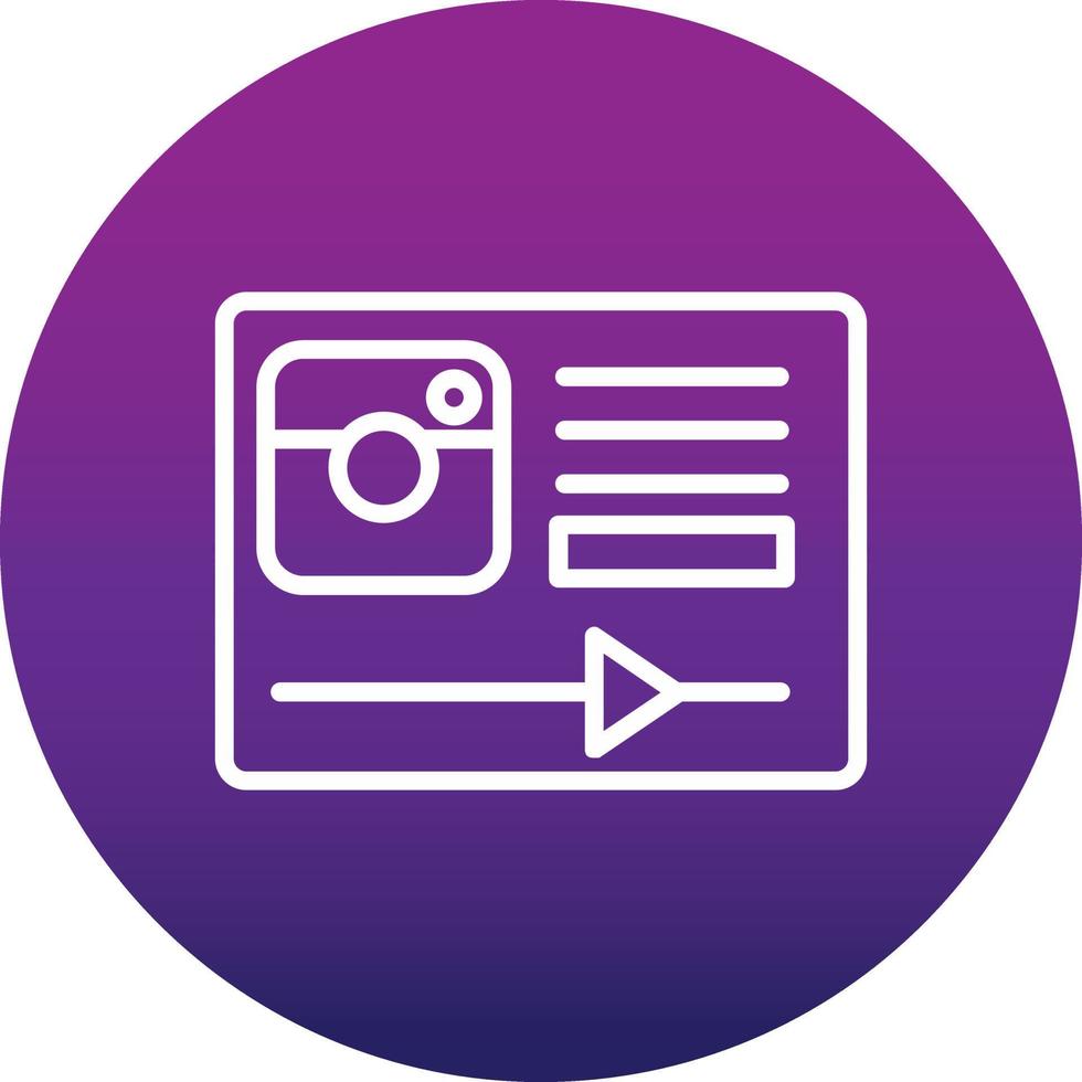 Instagram Vector  Icon