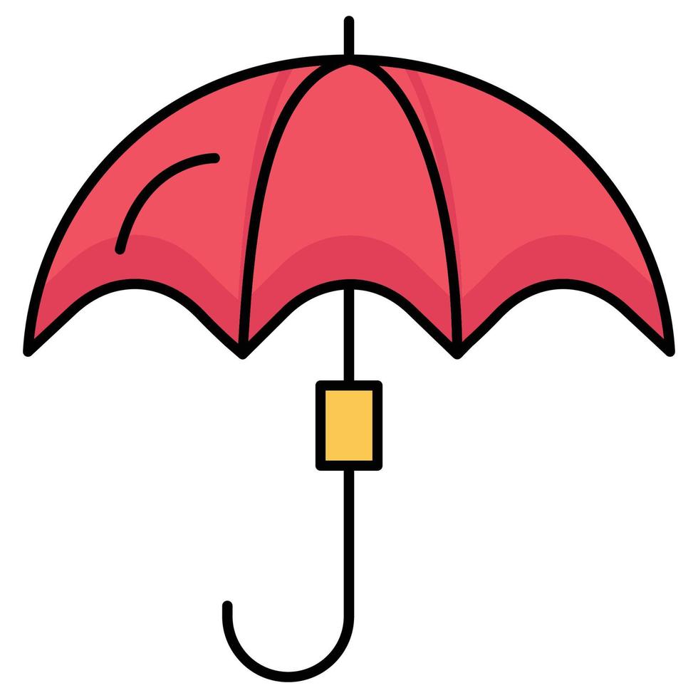 Umbrella which can easily modify or edit vector